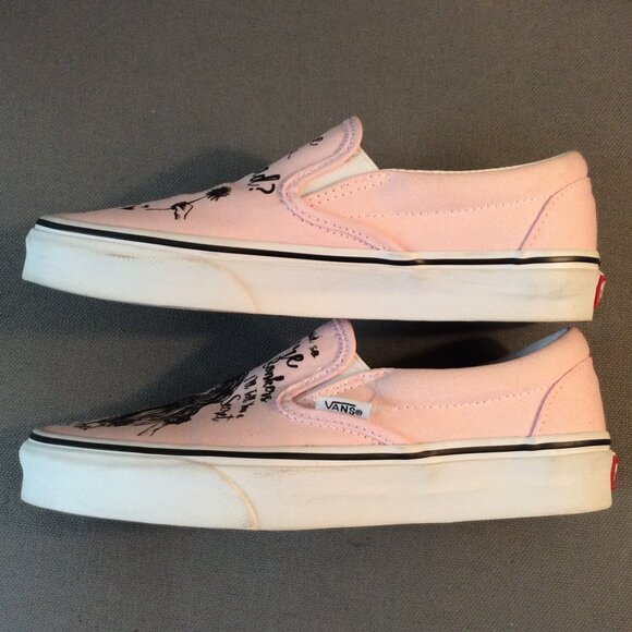 RARE NWOT Van's Alice In Wonderland slip on - Picture 4 of 9